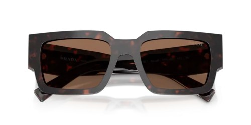PRADA PR B17S - 17N06B - 54 Lunettes de soleil Racine écaille Rectangle