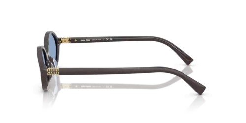 MIU MIU MU 04ZS - 22C60O - 50 Lunettes de soleil Moka Ovale