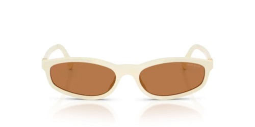 MIU MIU MU A06S - 21D90Q - 54 Lunettes de soleil Lait Irrégulier