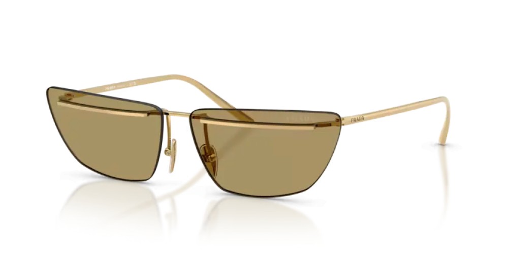PRADA PR C52S - 5AK70G - 64 Lunettes de soleil Or Papillon