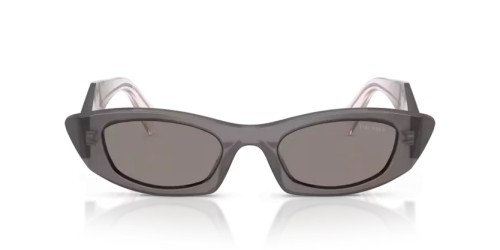 PRADA PR B16S - 20F80Q - 50 Lunettes de soleil Gris Ovale