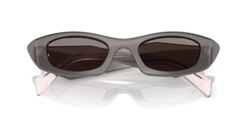 PRADA PR B16S - 20F80Q - 50 Lunettes de soleil Gris Ovale