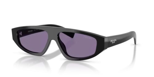 PRADA PR C02S - 16K50B - 57 Lunettes de soleil Noir Irrégulier