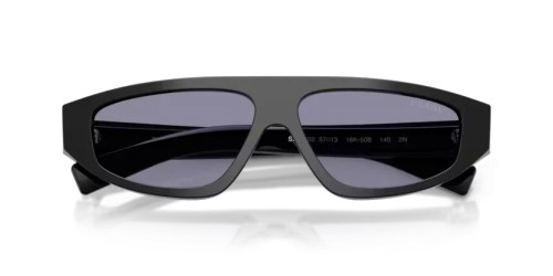 PRADA PR C02S - 16K50B - 57 Lunettes de soleil Noir Irrégulier