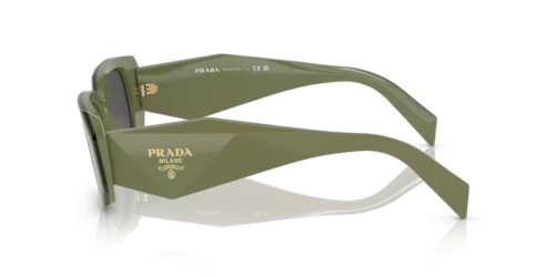 PRADA PR 17WS - 13N5S0 - 49 Lunettes de soleil Sauge/noir Rectangle