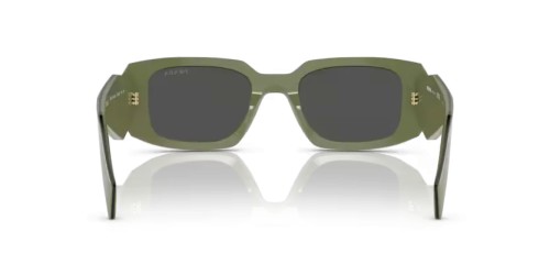 PRADA PR 17WS - 13N5S0 - 49 Lunettes de soleil Sauge/noir Rectangle