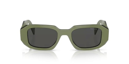 PRADA PR 17WS - 13N5S0 - 49 Lunettes de soleil Sauge/noir Rectangle