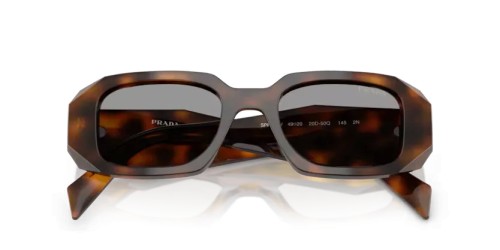 PRADA PR 17WS - 20D50Q - 49 Lunettes de soleil Genévrier écaille Rectangle