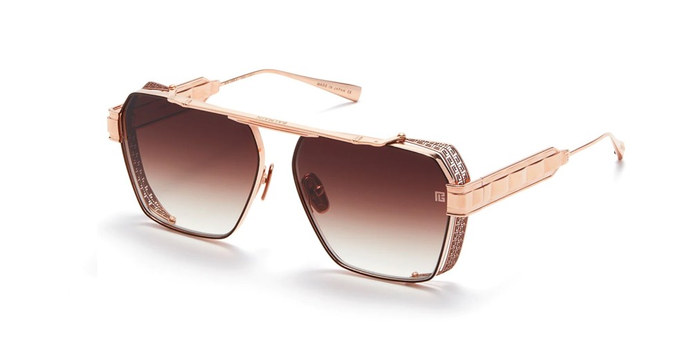Balmain BPS-155 PREMIER - B - 61 Lunettes de soleil Or rose Angulaire