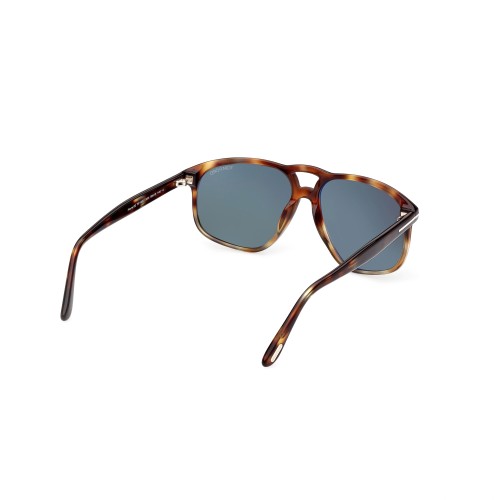 Tom Ford FT1000 PIERRE-02 - 56N - 58 Lunettes de soleil Havane Pilote (Aviateur)
