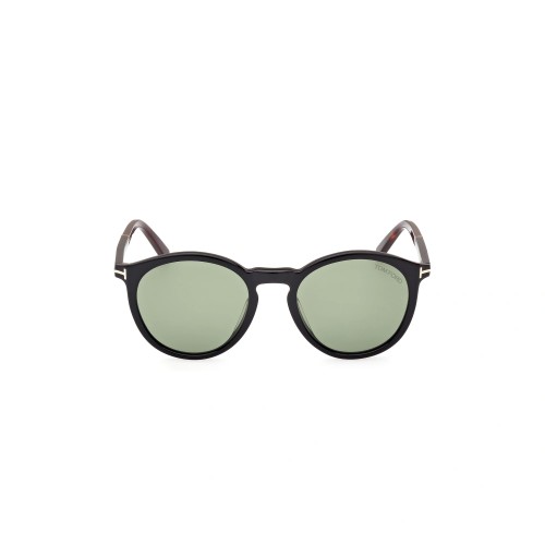 Tom Ford FT1021 ELTON - 01N - 51 Lunettes de soleil Noir brillant Rond