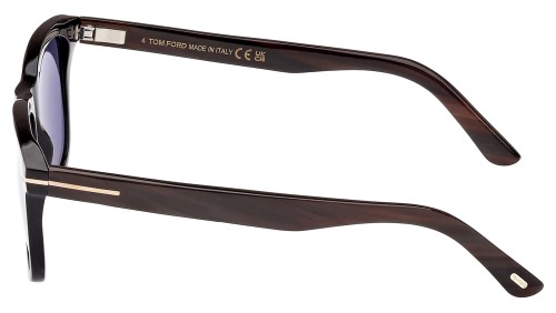 Tom Ford FT1046-Private Collection REAL HORN - 63V - 53 Lunettes de soleil Noir Angulaire