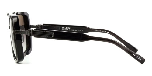 Balmain BPS-160 SOLDIER - B - 59 Lunettes de soleil Noir Pilote (Aviateur)