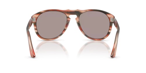 Persol PO0649 - 123353 - 56 Lunettes de soleil Rayé rouge et vert Pilote (Aviateur)