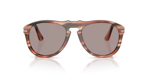Persol PO0649 - 123353 - 56 Lunettes de soleil Rayé rouge et vert Pilote (Aviateur)