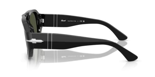 Persol PO3373S - 95/31 - 56 Lunettes de soleil Noir Pilote (Aviateur)
