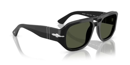 Persol PO3373S - 95/31 - 56 Lunettes de soleil Noir Pilote (Aviateur)