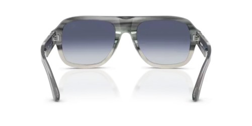 BURBERRY BE4478 - 420814 - 55 Lunettes de soleil Rayé gris dégradé Pilote (Aviateur)