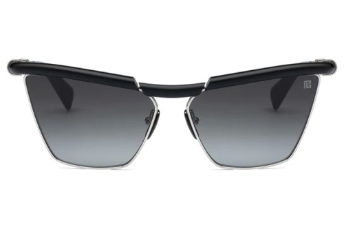 Balmain BPS-169 VICTOIRE - B - 60 Lunettes de soleil Argent, Noir Œil de chat