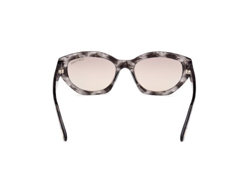 Tom Ford FT1086 PENNY - 55C - 55 Lunettes de soleil Havane Œil de chat