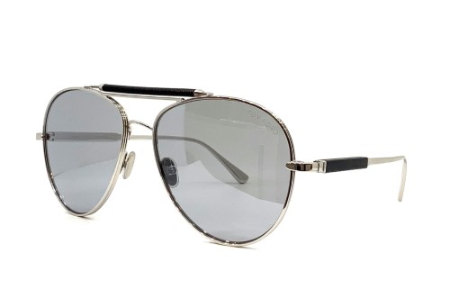 Tom Ford TOM N.16-Private Collection - 18D - 60 - AVEC DES VERRES PHOTOCHROMIQUES Lunettes de soleil Argent Pilote (Aviateur)