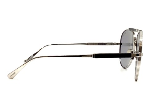 Tom Ford TOM N.16-Private Collection - 18D - 60 - AVEC DES VERRES PHOTOCHROMIQUES Lunettes de soleil Argent Pilote (Aviateur)