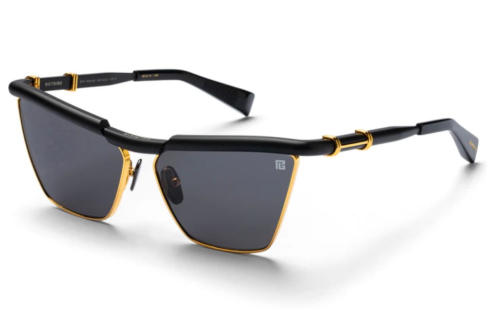 Balmain BPS-169 VICTOIRE - A - 60 Lunettes de soleil Or, Noir Œil de chat