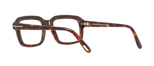 Tom Ford FT5888-B - 054 - 54 - AVEC DES VERRES À FILTRE ANTI LUMIÈRE BLEU-VIOLET Cadres optiques Havane brillant Angulaire