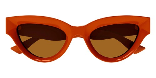 Bottega Veneta BV1249S - 004 - 53 Lunettes de soleil Orange Cat Eye
