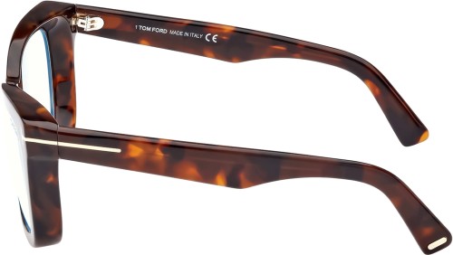 Tom Ford FT5881-B - 052 - 52 - AVEC DES VERRES À FILTRE ANTI LUMIÈRE BLEU-VIOLET Cadres optiques Cat Eye