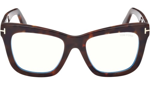 Tom Ford FT5881-B - 052 - 52 - AVEC DES VERRES À FILTRE ANTI LUMIÈRE BLEU-VIOLET Cadres optiques Cat Eye