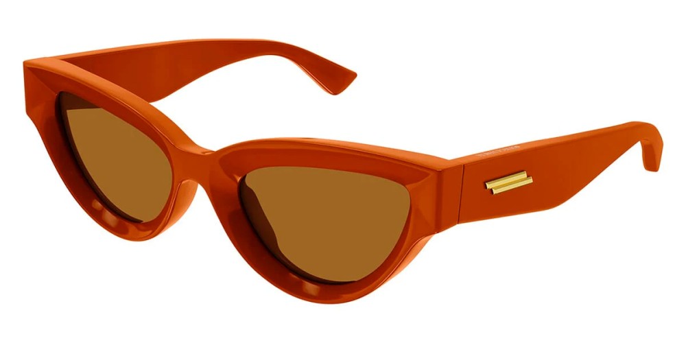 Bottega Veneta BV1249S - 004 - 53 Lunettes de soleil Orange Cat Eye