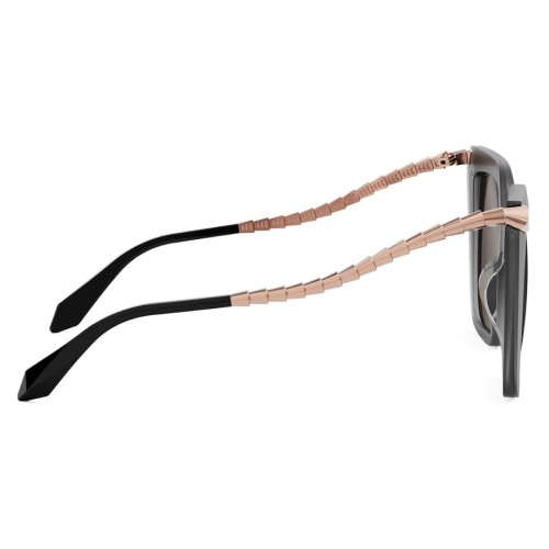 Bvlgari BV40002I SERPENTI - 20A - 55 Lunettes de soleil Gris, Or rose Papillon