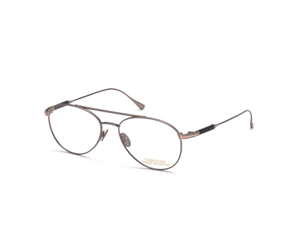 Tom Ford FT5716-Private Collection - 012 - 54 Cadres optiques Foncé brillant Pilote (Aviateur)