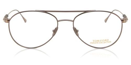 Tom Ford FT5716-Private Collection - 012 - 54 Cadres optiques Foncé brillant Pilote (Aviateur)