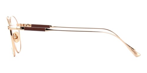 Tom Ford FT5716-Private Collection - 028 - 54 Cadres optiques Or rose Pilote (Aviateur)