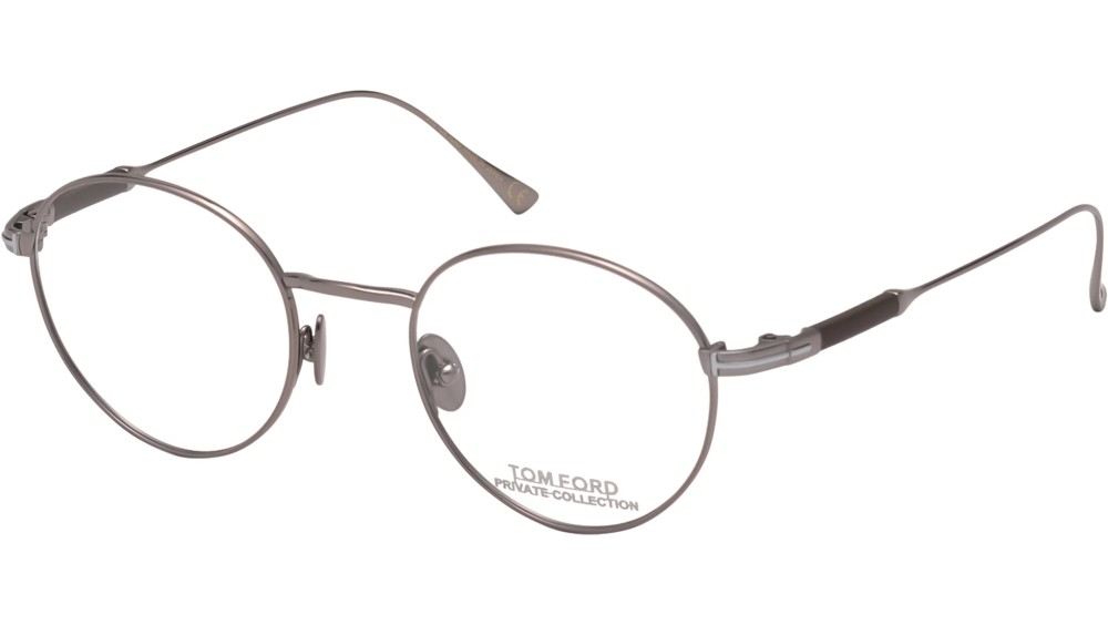 Tom Ford FT5717-Private Collection - 012 - 49 Cadres optiques Gris Rond
