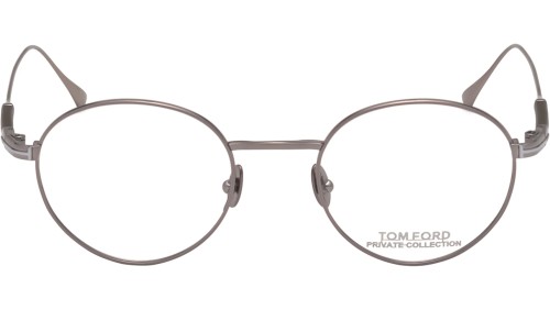 Tom Ford FT5717-Private Collection - 012 - 49 Cadres optiques Gris Rond