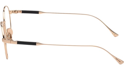 Tom Ford FT5717-Private Collection - 028 - 49 Cadres optiques Or rose Rond