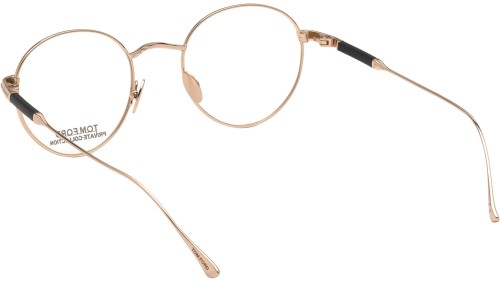 Tom Ford FT5717-Private Collection - 028 - 49 Cadres optiques Or rose Rond