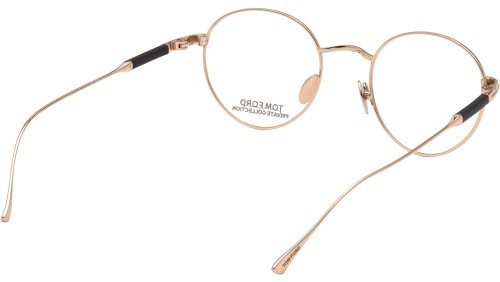 Tom Ford FT5717-Private Collection - 028 - 49 Cadres optiques Or rose Rond