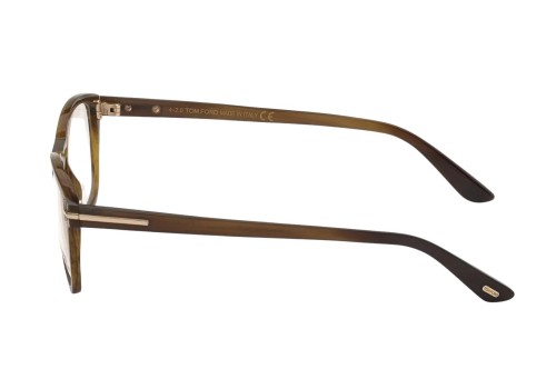 Tom Ford FT5718-Private Collection REAL HORN - 064 - 52 Cadres optiques Marron Angulaire