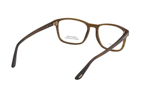 Tom Ford FT5718-Private Collection REAL HORN - 064 - 52 Cadres optiques Marron Angulaire