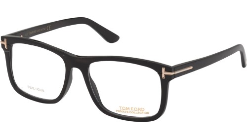 Tom Ford FT5719-Private Collection REAL HORN - 063 - 54 Cadres optiques Noir Angulaire