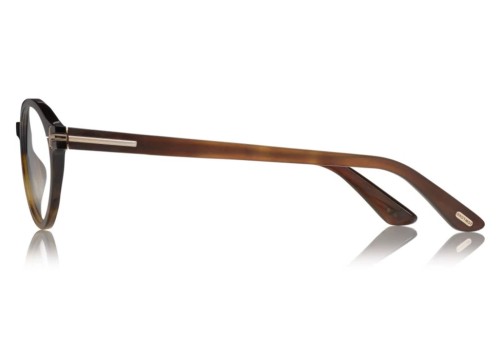 Tom Ford FT5720-Private Collection REAL HORN - 064 - 49 Cadres optiques Corne marron Ovale