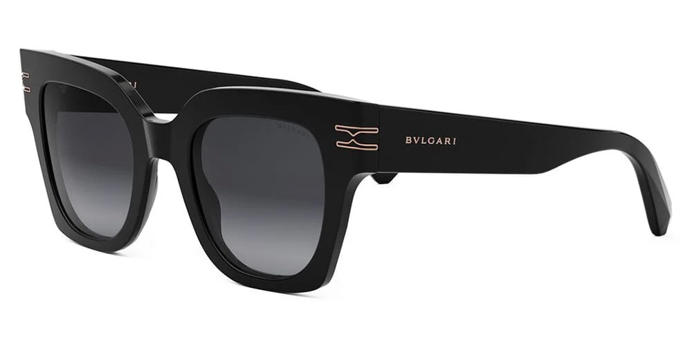 Bvlgari BV40013I B ZERO1 - 01B - 49 Lunettes de soleil Black Square
