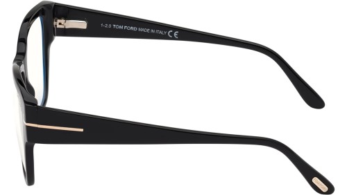 Tom Ford FT5745-B - 001 - 54 - AVEC DES VERRES À FILTRE ANTI LUMIÈRE BLEU-VIOLET Cadres optiques Black Square
