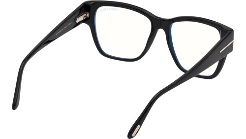Tom Ford FT5745-B - 001 - 54 - AVEC DES VERRES À FILTRE ANTI LUMIÈRE BLEU-VIOLET Cadres optiques Black Square