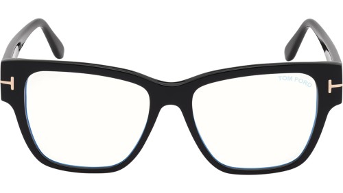 Tom Ford FT5745-B - 001 - 54 - AVEC DES VERRES À FILTRE ANTI LUMIÈRE BLEU-VIOLET Cadres optiques Black Square