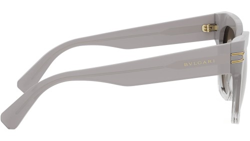 Bvlgari BV40013I B ZERO1 - 20E - 49 Lunettes de soleil Gris Angulaire
